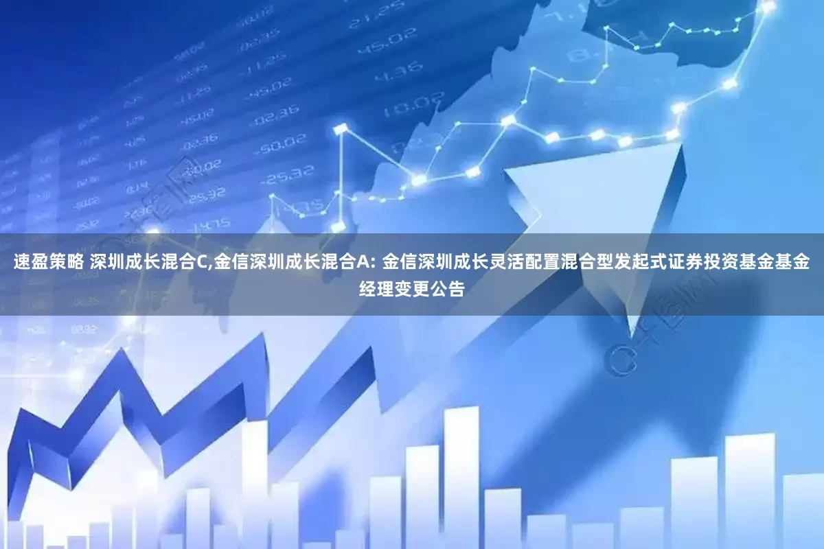 速盈策略 深圳成长混合C,金信深圳成长混合A: 金信深圳成长灵活配置混合型发起式证券投资基金基金经理变更公告